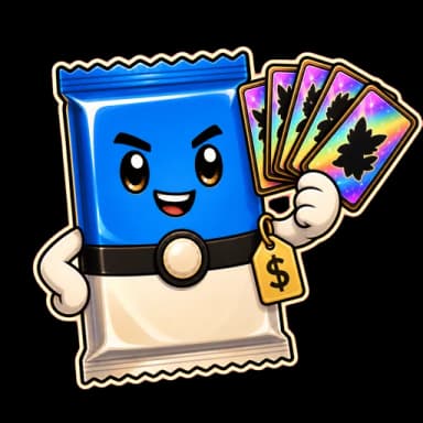 Minty, la mascotte de Mintdex, présente des cartes